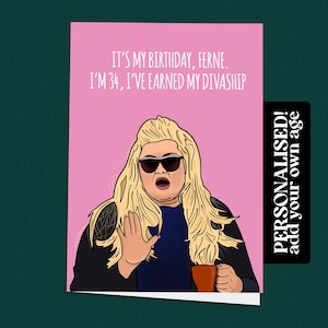 ¡LA G-C! Tarjeta de felicitación de Gemma Collins / Tarjetas para él, Tarjetas para ella, Tarjetas divertidas, Tarjetas meme, Tarjetas de Gemma Collins, Hechas a mano