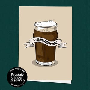 StoutStanding Dad Vatertag, Bier Dad, Bier Liebhaber, Stout Dad, Bier Karte, Bier Liebhaber, Bier Obsessed