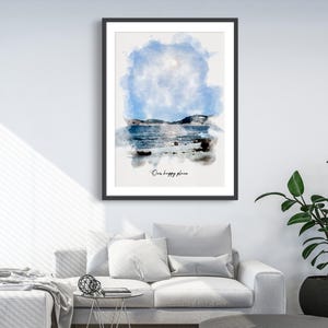 Watercolour Painting From Photo, Custom Watercolour Landscape Art, Personalised Landscape Painting image 5