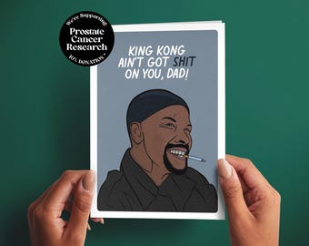 Funny Fathers Day Card Dad, Dad Birthday Card, Gift for Dad, Best Dad Gift, Card For Dad, Unique Greeting Card, Movie