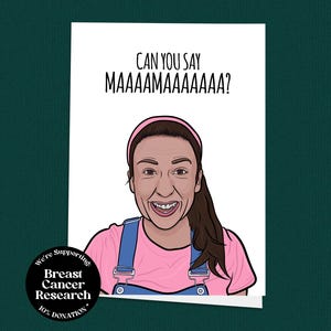 Tarjeta del Día de la Madre de la Sra. Rachel, Tarjeta divertida para mamá, ¿Puedes decir mamá?, Presentadora de YouTube Kids