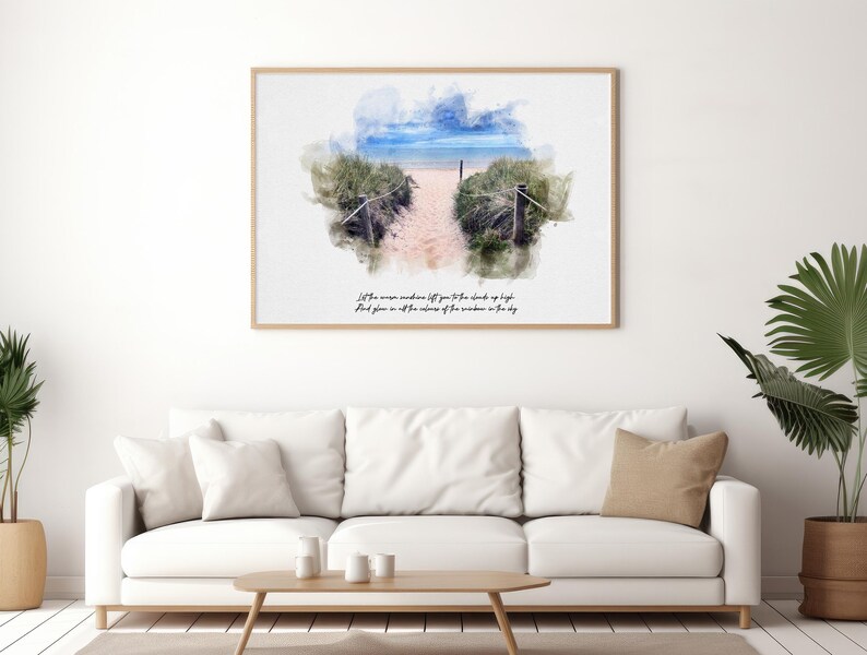 Watercolour Painting From Photo, Custom Watercolour Landscape Art, Personalised Landscape Painting image 6
