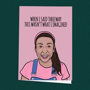 Cartão engraçado da Sra. Rachel para pais, cartão de piada de trio para o Dia dos Namorados, cartão de dia dos namorados para pais para esposa ou parceiro, Netflix