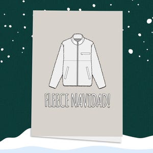 Feliz Navidad ! Carte de Noël, polaire Navidad, carte Feliz Navidad, Noël, carte de Noël, carte de fête, Noël drôle