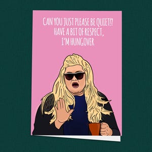 Cartão de felicitações G-C! Gemma Collins | Cartões para ele, Cartões para ela, Cartões, Cartões engraçados, Cartões de meme, Cartões Gemma Collins, Feito à mão