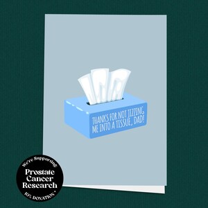 Jizzing in Tissue Vatertagskarte, unhöfliche Karte, einzigartige, lustige Papa-Karte, Papa-Geplänkel, Karte für Papa, Karte vom Kind, Karte für Ihn