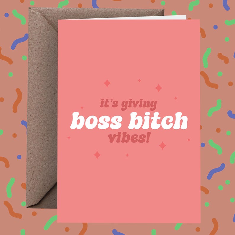 Funny New Job Card, Promotion Card, Boss Bitch Card, Congratulations Card, Gift for Her, Leaving Gift, Handmade Greeting Card imagem 5