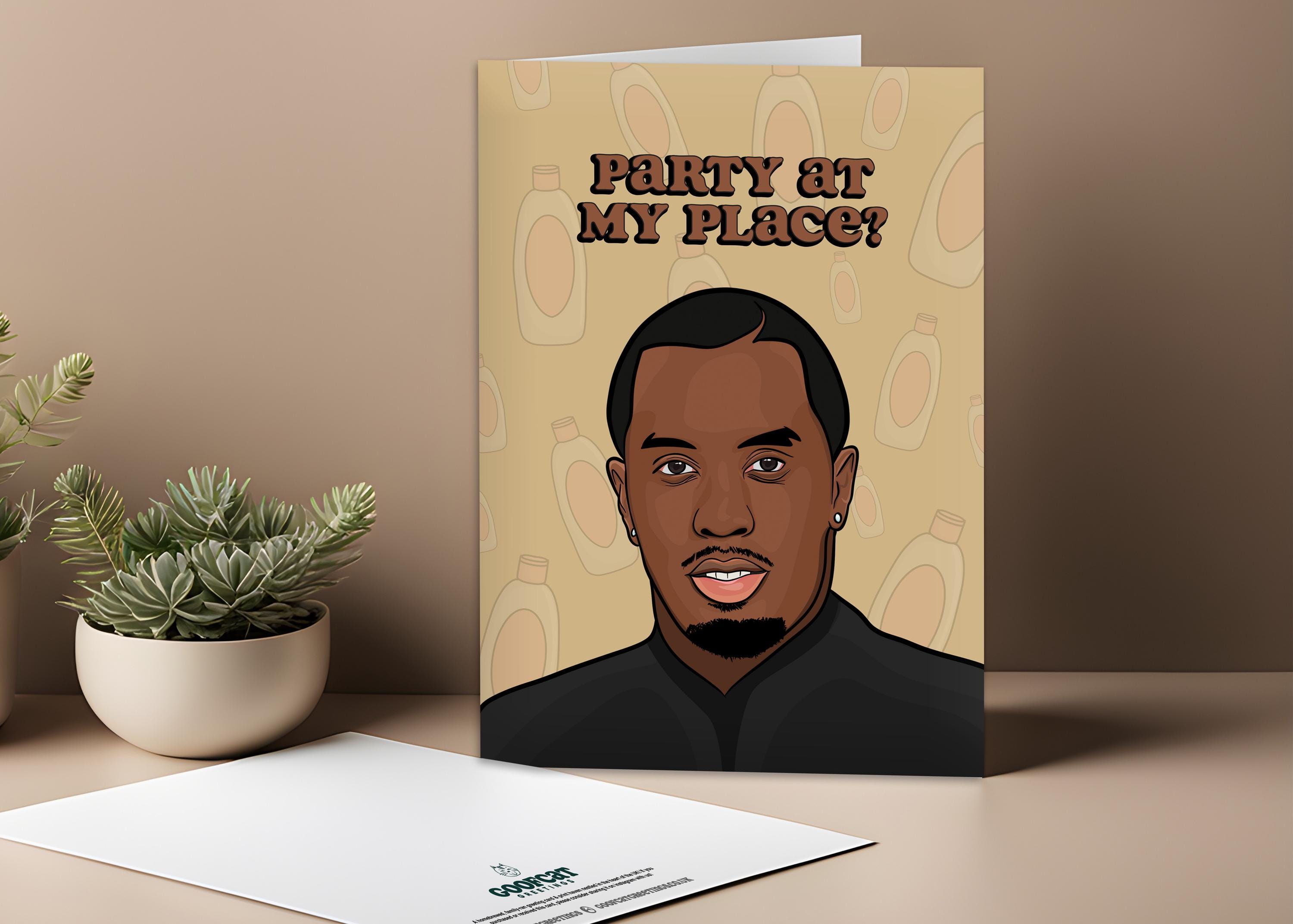 P Diddy Birthday Card, Puff Daddy, Baby Oil, Bday Card, Sean Combs ...