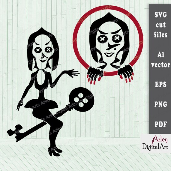 Download Coraline other mother SVG for Silhouette Cut Files Digital ...