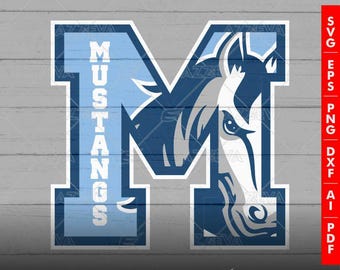 Mustang M Letter Design Bundle: SVG, PNG for T-Shirts & Mugs