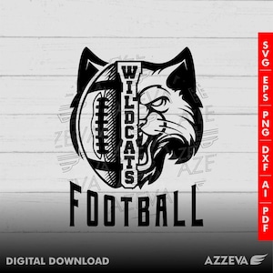 Wildcats Football Design png, eps, ai, dxf, png, pdf, jpg and svg files for cricut,svg for shirts,sublimation png,mom svg