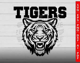 Tiger-Design png, eps, ai, dxf, png, pdf, jpg and svg files for cricut,svg for shirts,sublimation png,mom svg