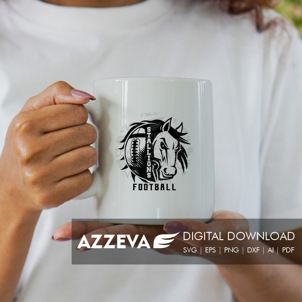 Stallions Football Design Png, Eps, Ai, Dxf, Png, Pdf, Jpg and Svg Files  for Cricut,svg for Shirts,sublimation Png,mom Svg - Etsy, image size:1000x1000