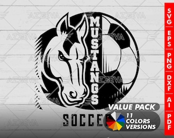 Mustang-Soccer-Design png, eps, ai, dxf, png, pdf, jpg and svg files for cricut,svg for shirts,sublimation png,mom svg