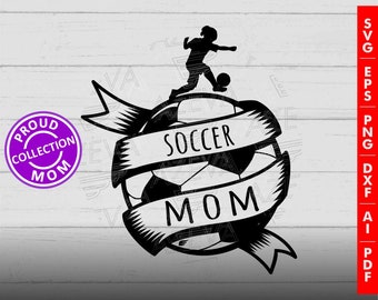 Ball-Soccer-Mascot-Girl-Silhouette svg, png, eps, ai, dxf, png, pdf, jpg and svg files for cricut,svg for shirts,sublimation png,mom svg