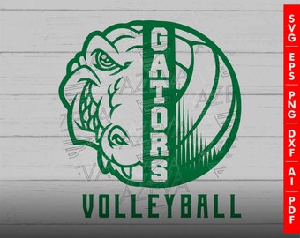 Gators Volleyball Design png, eps, ai, dxf, png, pdf, jpg and svg files for cricut,svg for shirts,sublimation png,mom svg