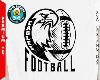 Eagles Football 'Champion Series' svg, eps, png and dxf files - 10970