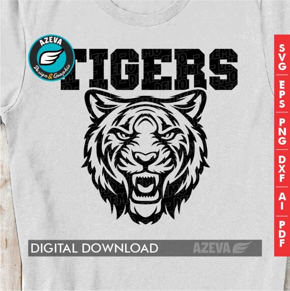Tigers Team Logo Svgmascot Headtigers 