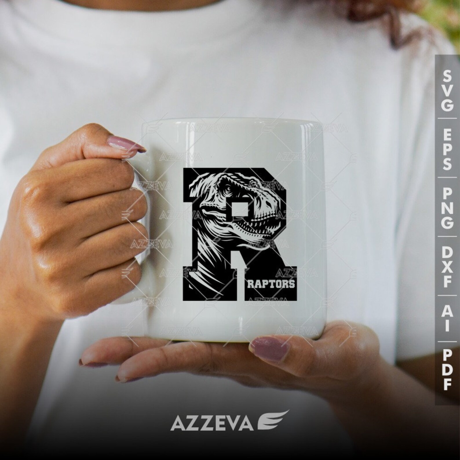 Letter R As Raptor Raptor Letter R Design – 11 Color SVG PNG Bundle (digital Download) - Etsy