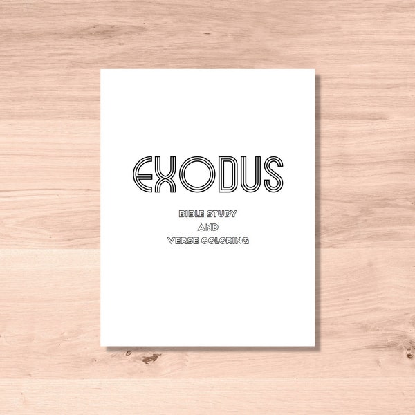Exodus - Etsy