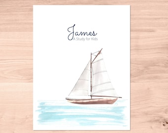 James: Kid's Bible Study Workbook (Printable)