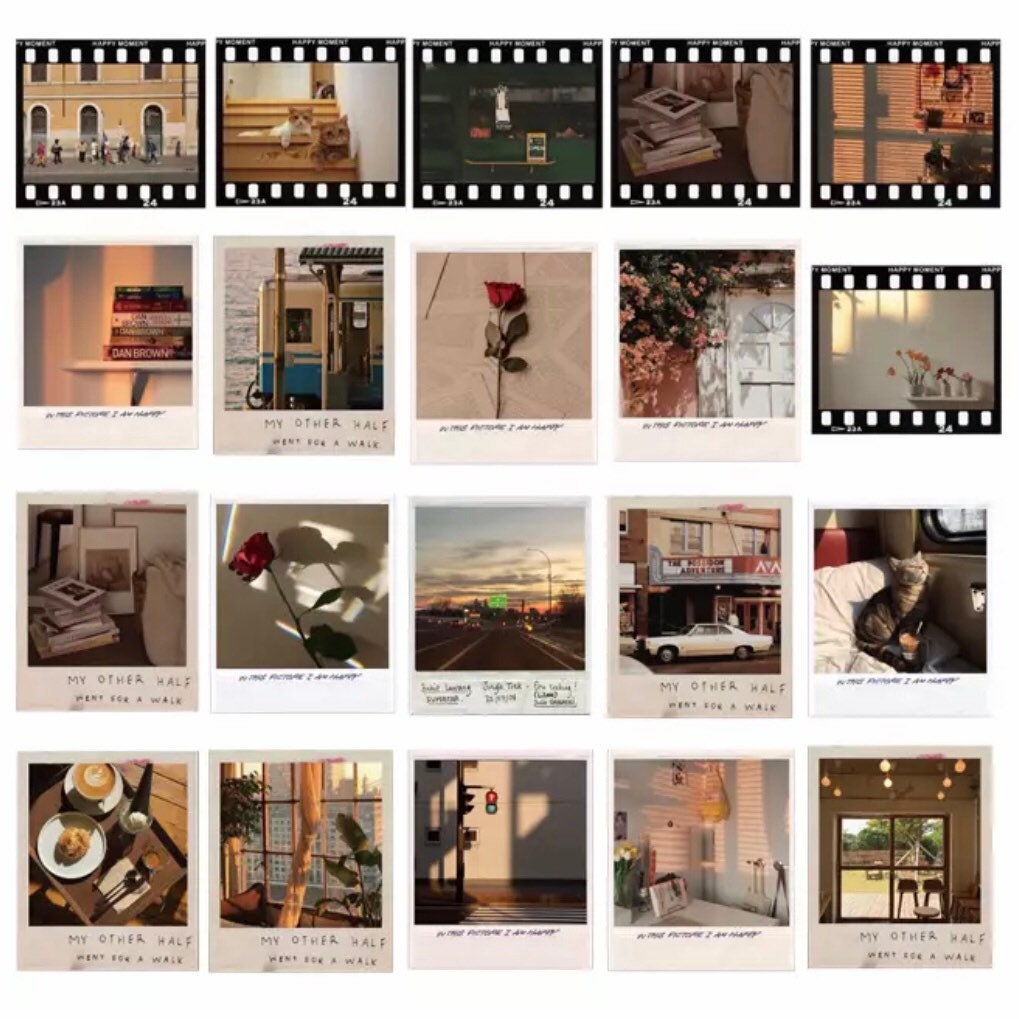 1520 pack brown vintage style stickers aesthetic waterproof etsy