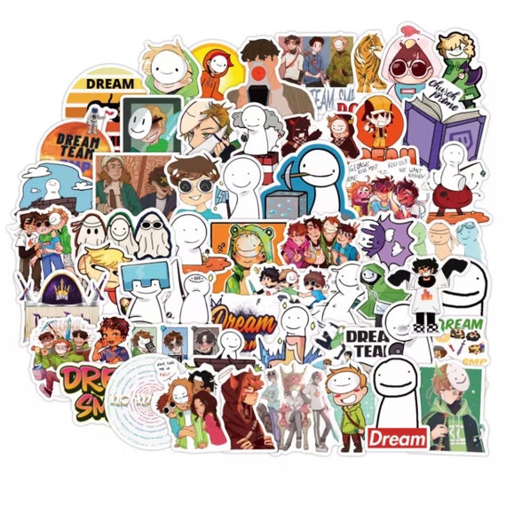 5 100 dream smp waterproof vinyl stickers tommyinnit karl etsy canada