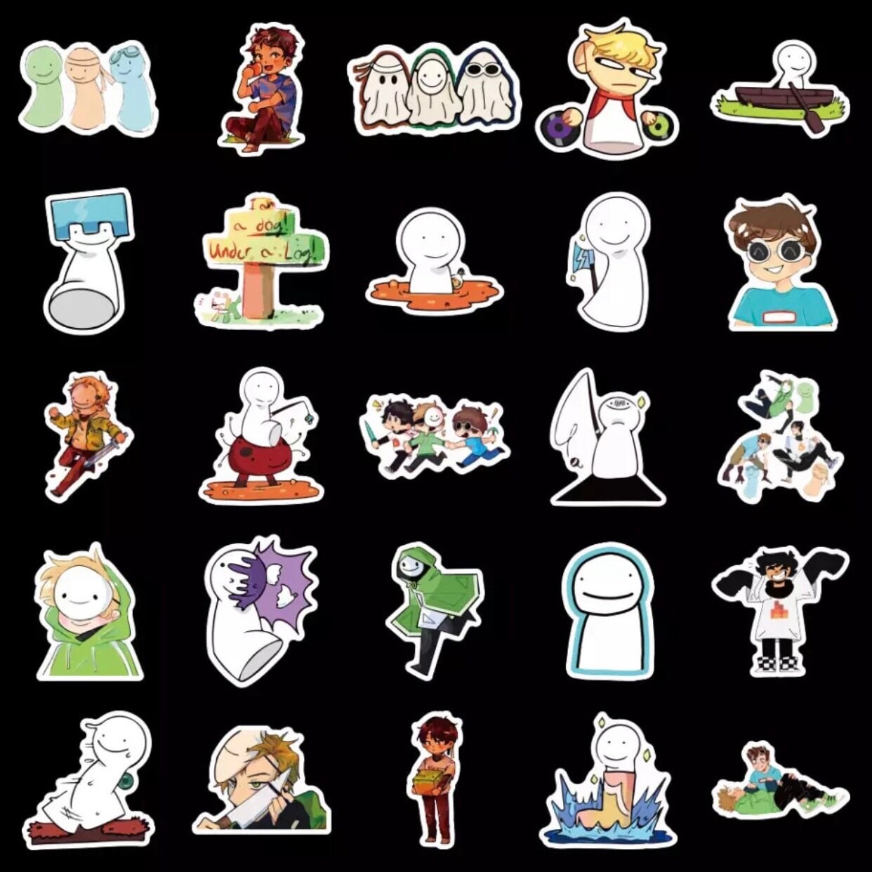 dream smp waterdichte vinyl stickers tommyinnit karl