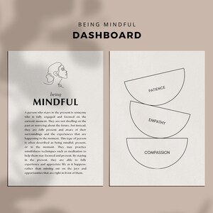 Printable Dashboard, Minimalist Dashboards, Personal Planner Dashboard, Manifestation Dashboard, A5 Dashboard, Personal Dashboard