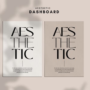Minimalist Planner Dashboard: A4, A5, A6 (Digital Download)