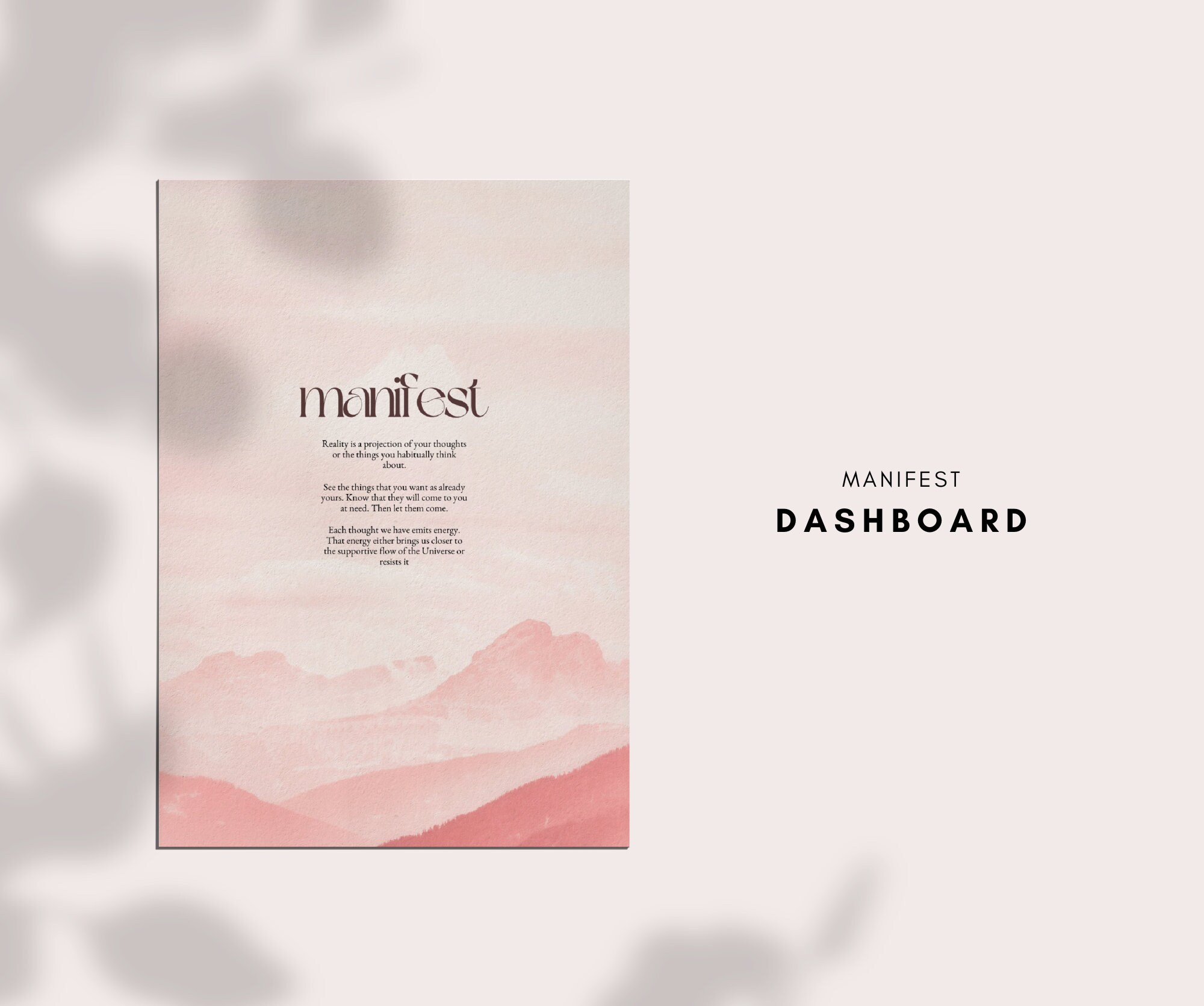 Printable Dashboard, Printable Dashboard Planner, Minimal Planner ...