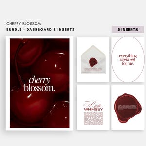 Kirschblüten Planner Dashboard Bundle (Digitaler Download)