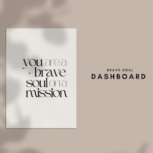 Minimalist Planner Dashboard: A4, A5, A6, Personal Sizes (Digital Download)