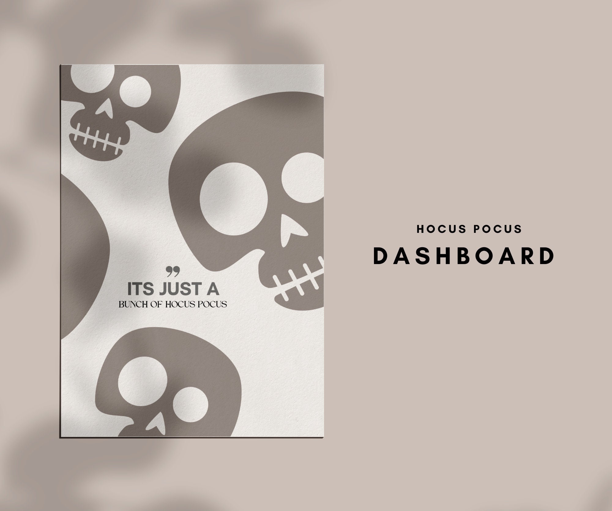 Printable Dashboard, Printable Dashboard Planner, Minimal Planner ...