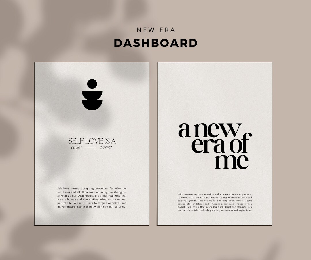 Printable Dashboard, Printable Dashboard Planner, Minimal Planner ...
