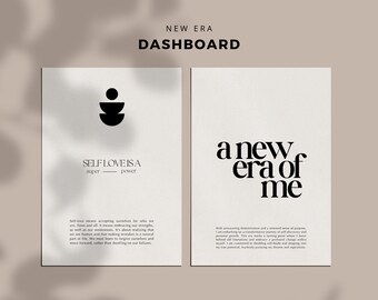Minimalistisch afdrukbaar plannerdashboard, zelfzorg (digitale download)