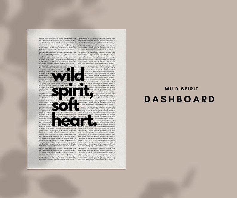 Printable Dashboard Printable Dashboard Planner Minimal - Etsy