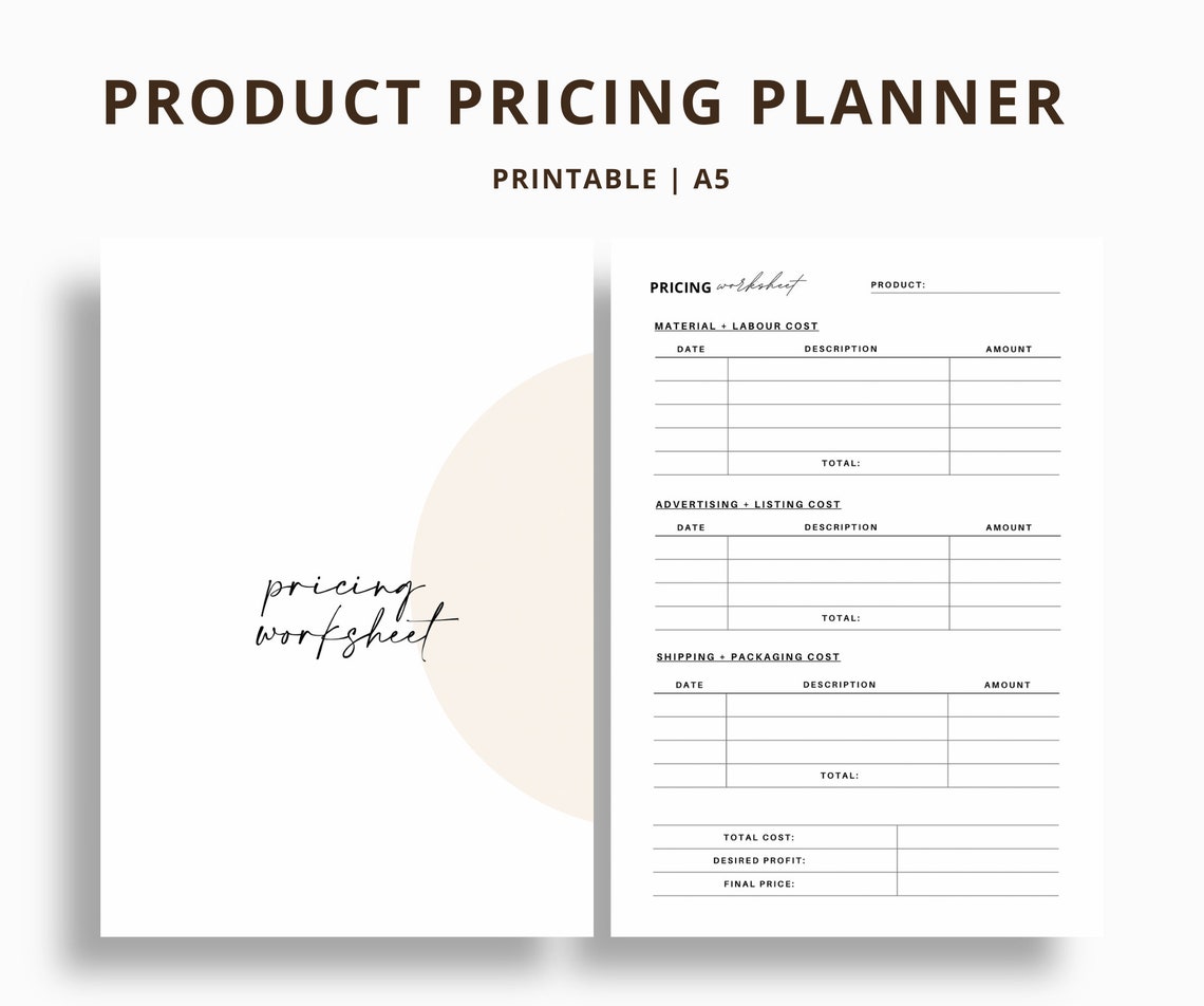 small-business-planner-product-pricing-worksheet-direct-etsy