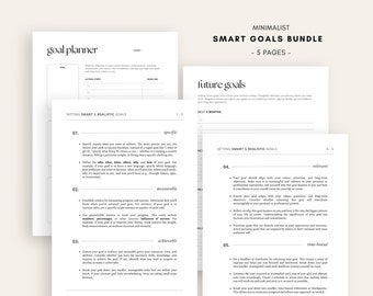 Afdrukbaar dashboard doelenplanner, A5, persoonlijk (digitale download)