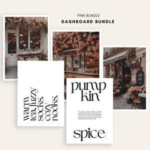 Minimalist Planner Dashboard (Digitaler Download) zum Ausdrucken