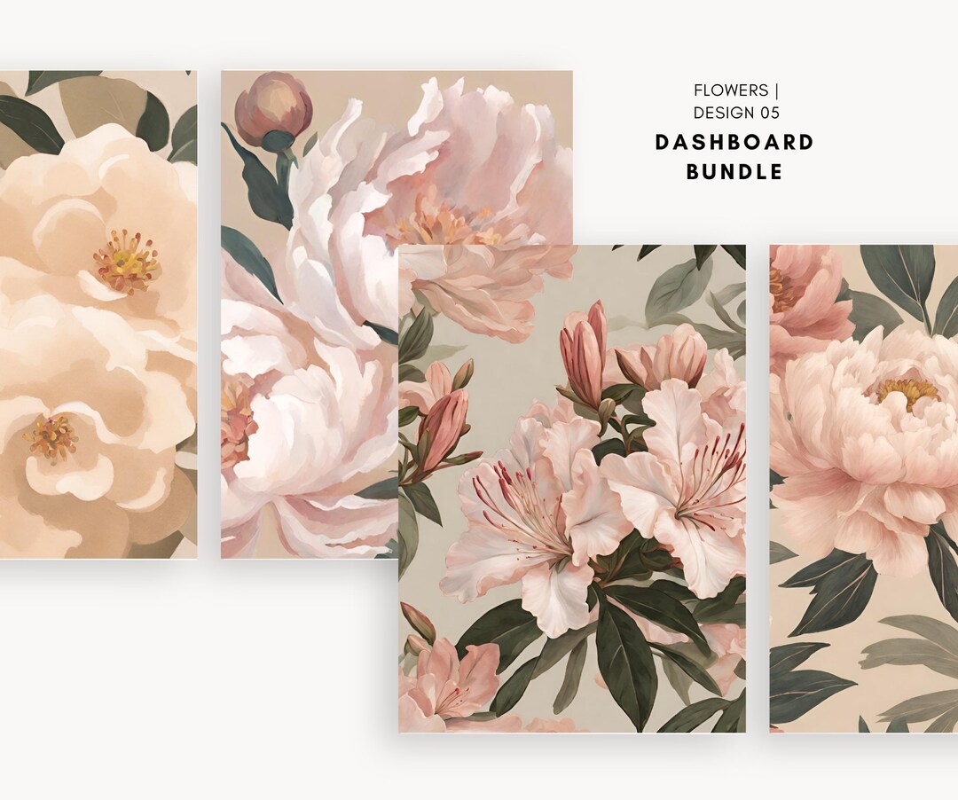 Floral Printable Planner Dashboard Bundle: A5, Pocket, Personal ...