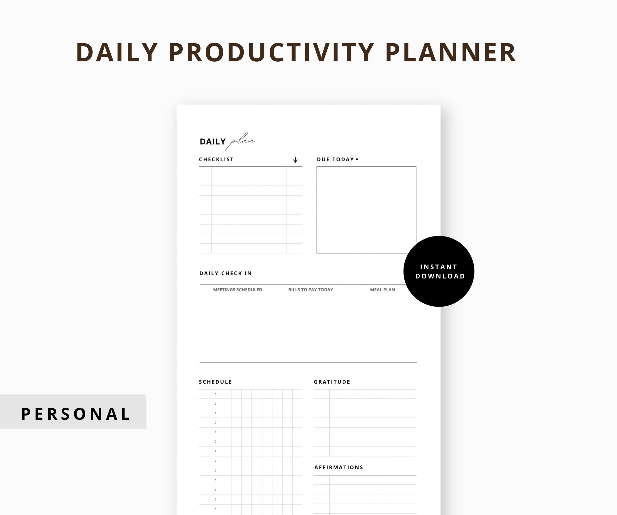 undated daily planner undated daily planner