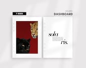 Minimalist Planner Dashboard Printable: A5, Pocket, Personal (Digital Download)