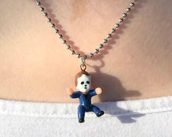 Baby Michael Myers necklace