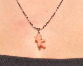 Plastic baby necklace best sale