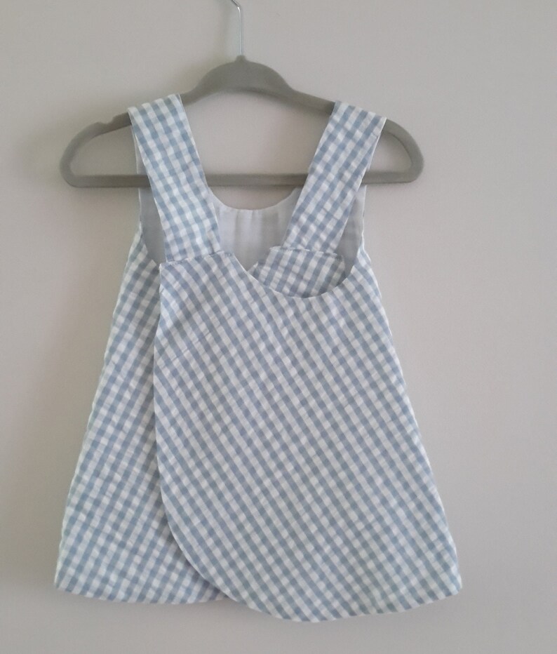 Babyhug Cotton Woven Cherry Printed & Embroidered Pinafore with Cap Sleeves Inner Tee - Blue