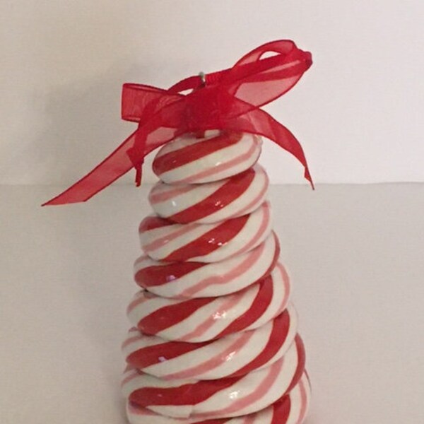Christmas Peppermint Candy Decorations Etsy