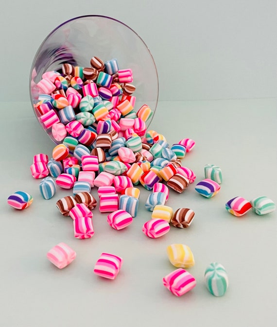 Pillow Candy, Polymer Clay Fake Candies, Fake Cabochon, Fake Candy