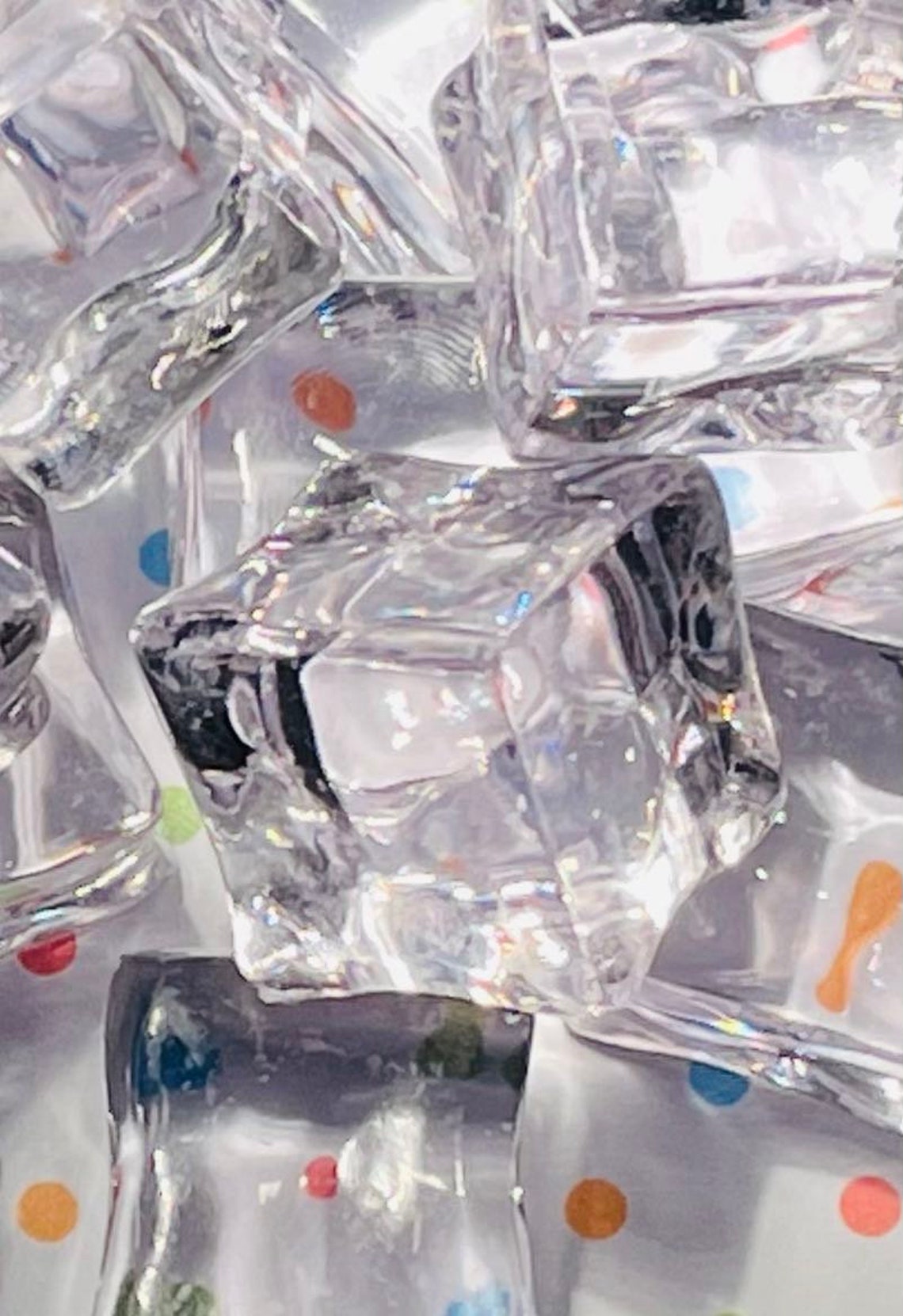 Fake Ice Cubes Faux Ice Cubes Fake Drink Decor Ice Cube Etsy