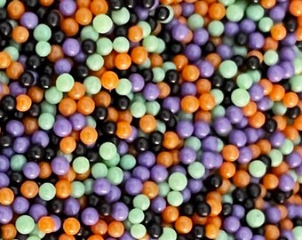 Halloween polymer clay sprinkles, Halloween jimmies, Fake sprinkles, Faux Sprinkles, Fake candy Sprinkles, Halloween fake baking supplies